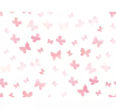 Wandtattoo Schlafzimmer Klebefolie Möbel Rosa Schmetterlinge - TenStickers