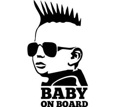 Baby Autoaufkleber Felsen - TenStickers