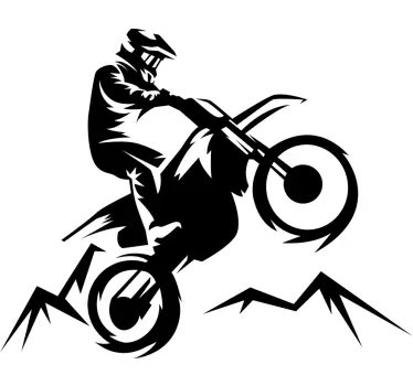 Motorrad Tattoo Motorradfahrer - TenStickers
