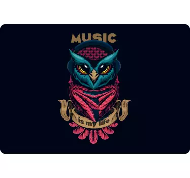 Laptop aufkleber musik ist meine leidenschaft - TenStickers