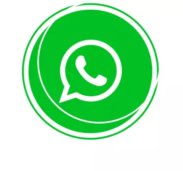 Fenster Sticker Personalisiertes whatsapp-logo - TenStickers