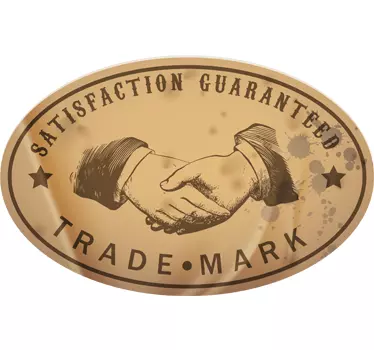 Satisfaction guaranteed Aufkleber - TenStickers