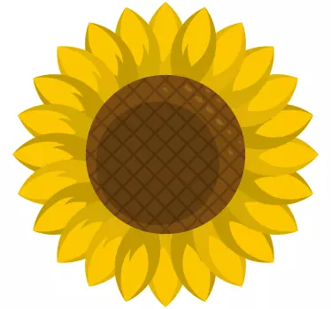 Aufkleber Auto Sonnenblumenauto - TenStickers