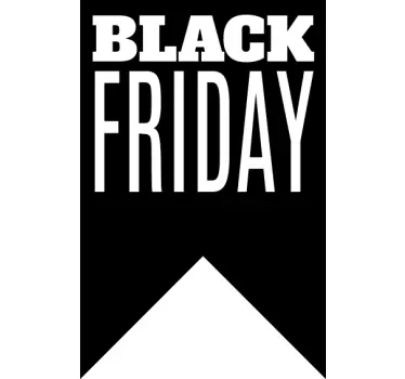 Wandtattoo Black Friday mutige verkaufsankündigung - TenStickers