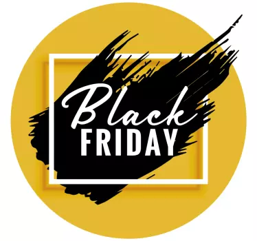 Wandtattoo Black Friday mutiger schwarzer freitag - TenStickers