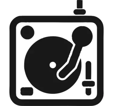 Laptop Aufkleber DJ - TenStickers