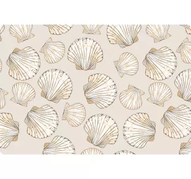 Laptop Aufkleber muschelillustration - TenStickers