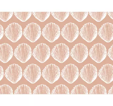 Klebefolie für Möbel Beige muschelmuster beige möbel - TenStickers