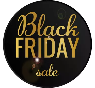 Black Friday Sticker eleganter schwarzer Freitag Verkauf - TenStickers