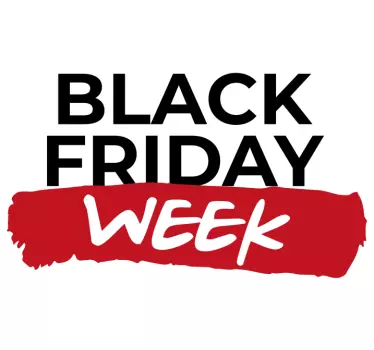 Stickers Black Friday Schwarze freitagwoche - TenStickers