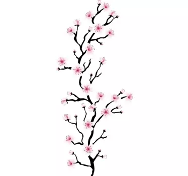 Blume Aufkleber Japanische kirschblüten - TenStickers