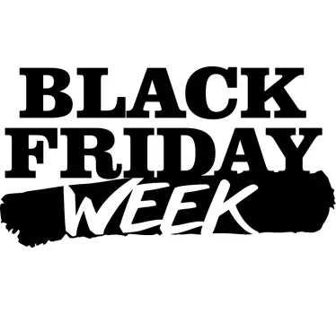 Schaufenster folie black friday wochenende - TenStickers