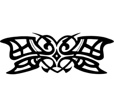 Autoaufkleber kunstvolles schmetterlingsdesign - TenStickers