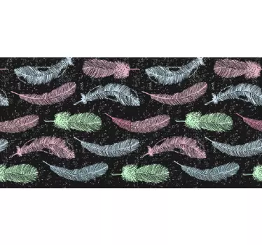 Klebefolie für Möbel Helle feder - TenStickers