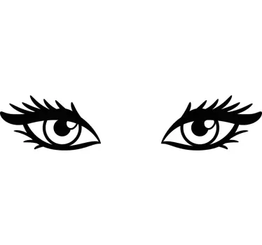 Notebook Aufkleber Anime augen - TenStickers