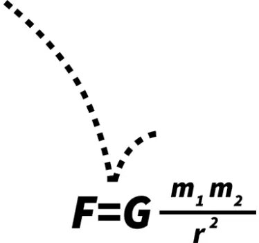 Gravitation Formel iPad MacBook Aufkleber - TenStickers
