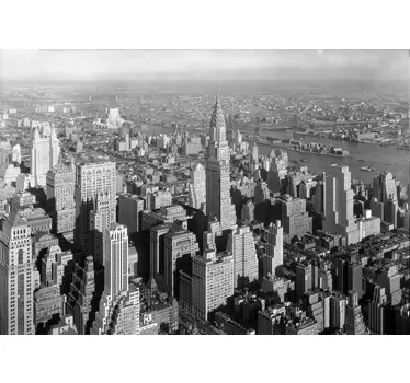 Wandtattoo New York Gebäude - TenStickers