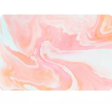 Notebook Aufkleber Rosa marmor für laptop - TenStickers