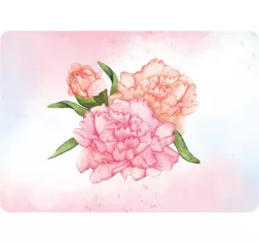 Notebook Aufkleber Nationalblume - TenStickers