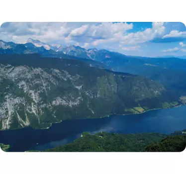 Laptop aufkleber atemberaubende berglandschaft - TenStickers