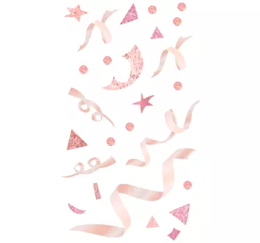 Wandtattoo Baby verspielte pastellgrafiken - TenStickers