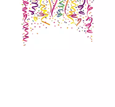 Konfetti Whiteboard Folie - TenStickers