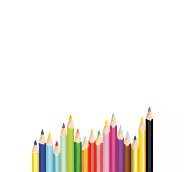 Buntstift Whiteboard Folie - TenStickers