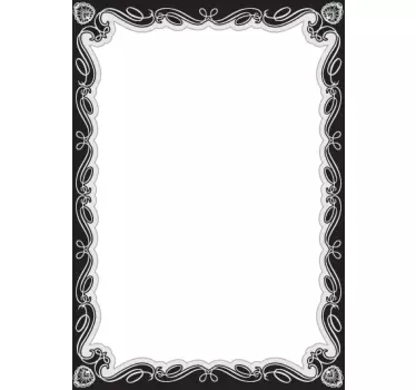 Deko Rahmen Whiteboard Folie - TenStickers