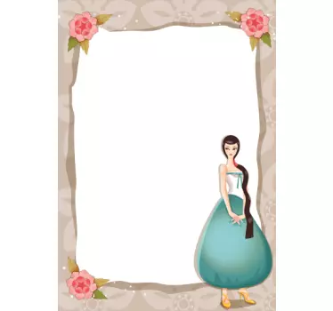Romantik Whiteboard Folie - TenStickers