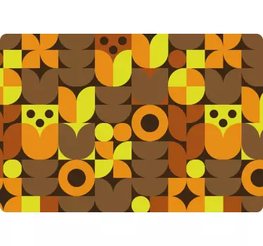 Laptop Aufkleber kräftige geometrische muster - TenStickers