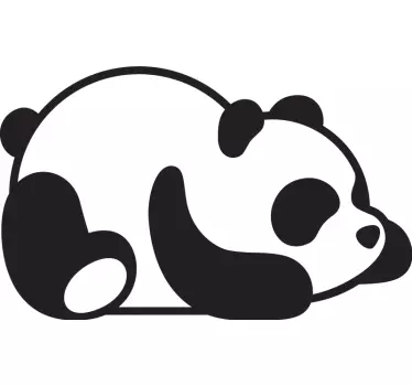 Laptop Aufkleber Baby Panda - TenStickers