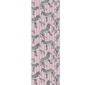 Folie Kühlschrank zebramuster-overlay - TenStickers