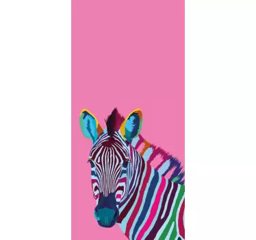 Aufkleber Iphone Zebra pop art - TenStickers