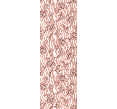 Folie Kühlschrank kühlschrankauflage mit blumenmotiv - TenStickers