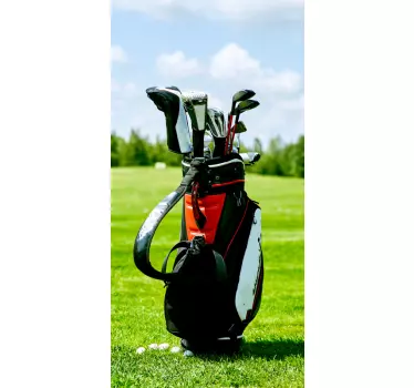 Aufkleber Mülltonne golftaschen-essentials - TenStickers