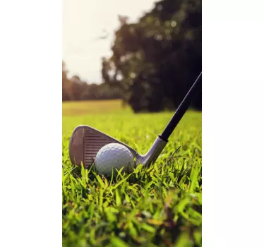 Aufkleber mülltonne golf club nahaufnahme - TenStickers
