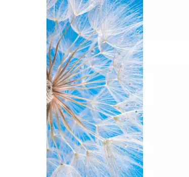 Aufkleber Mülltonne löwenzahn blumendetail - TenStickers