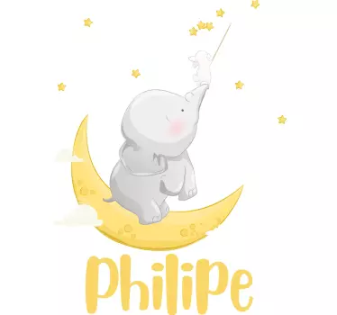 Wandtattoo kinderzimmer elefantenmond abenteuer - TenStickers