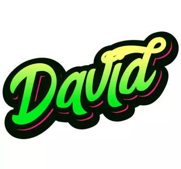 Wandtattoo Zitat personalisierbarer namensstil - TenStickers
