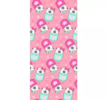 Sticker IPhone süße haustiermuster - TenStickers