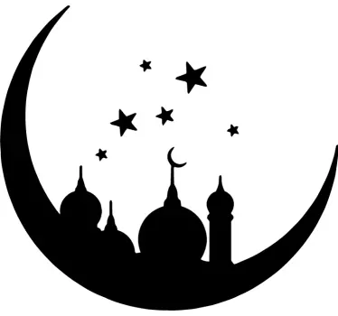 Wandtatttoo wohnzimmer arabisch orientalisches denkmal mond - TenStickers