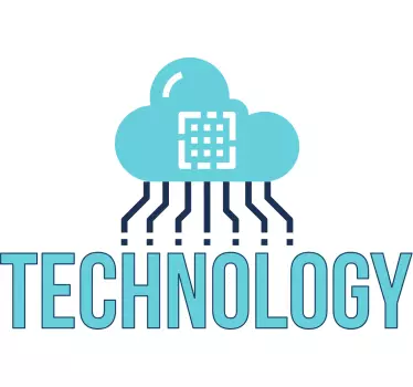 Wandtattoo technologie cloud-datenverbindung - TenStickers