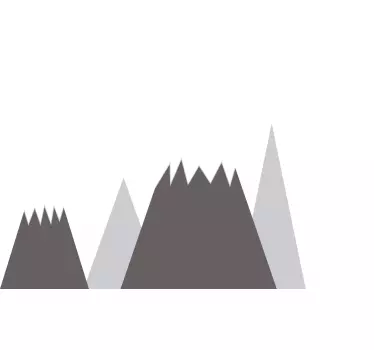 Wandtattoo kinderzimmer berglandschaft - TenStickers
