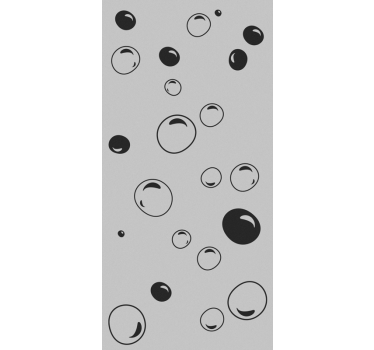 Wasserfeste Folie für Dusche Blasen - TenStickers