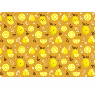 Laptop aufkleber fröhliches zitronen konzept - TenStickers