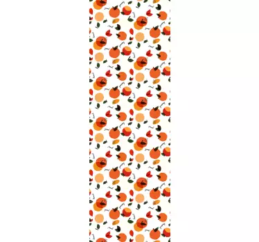Folie kühlschrank mit obstmotiv arrangement - TenStickers