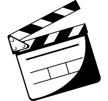 Filmklappe Sticker - TenStickers