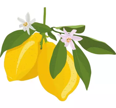 Aufkleber Früchte Zitronenbaum - TenStickers