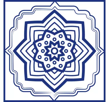 Fliesenaufkleber komplexe geometrische anordnungen - TenStickers
