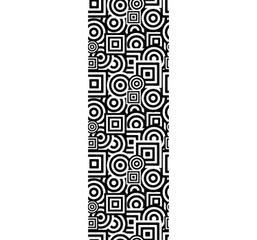 Geometrie Duschwand Aufkleber - TenStickers